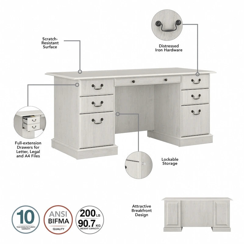Bureau de direction avec tiroirs
