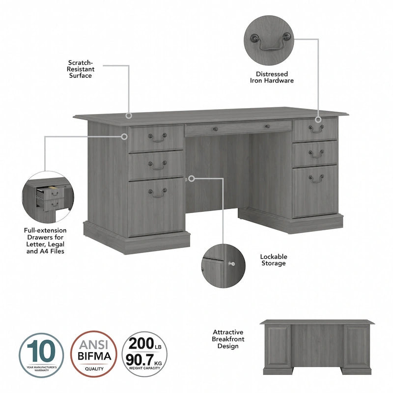 Bureau de direction avec tiroirs