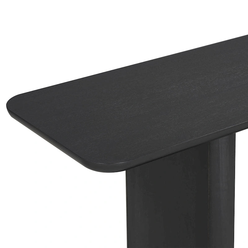 Console au design arrondi
