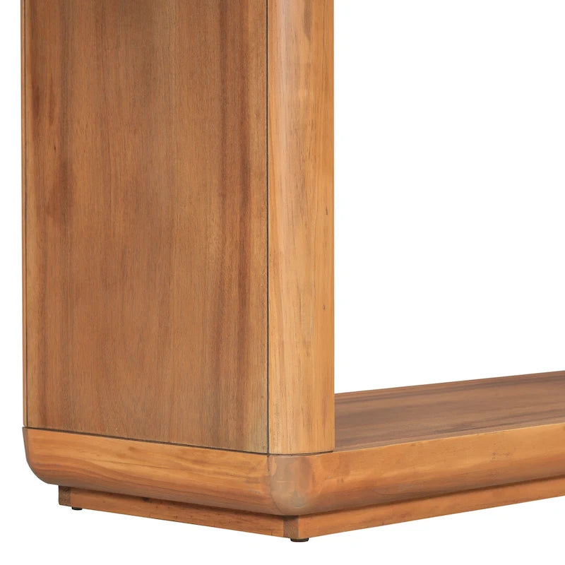 Console au design arrondi