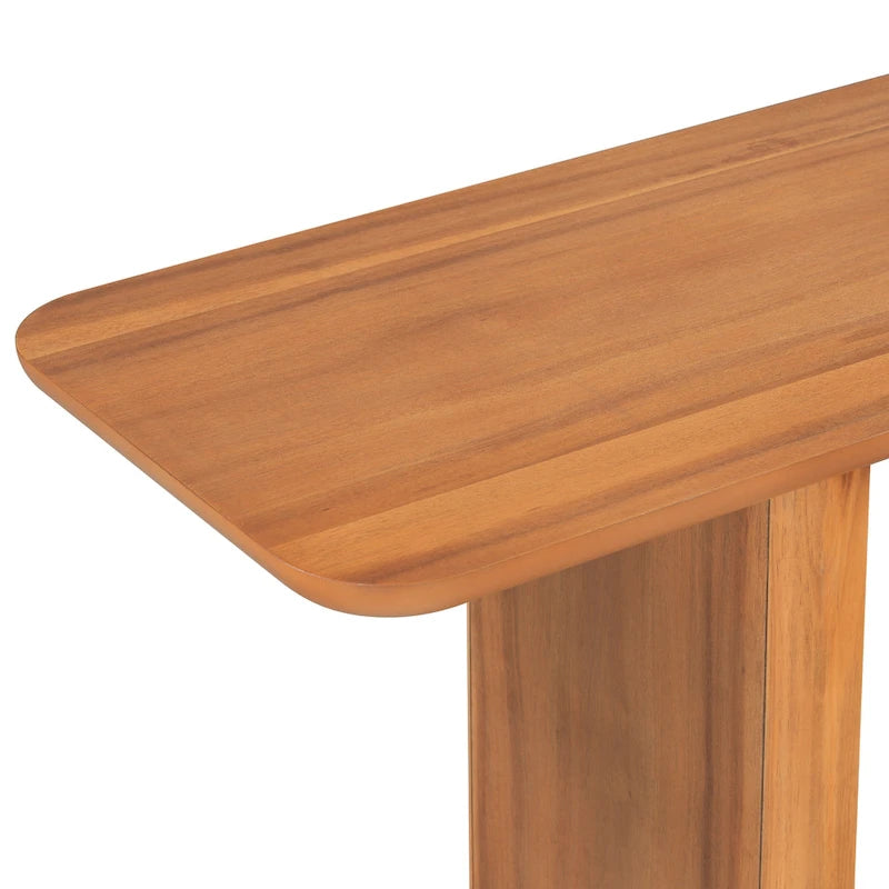 Console au design arrondi