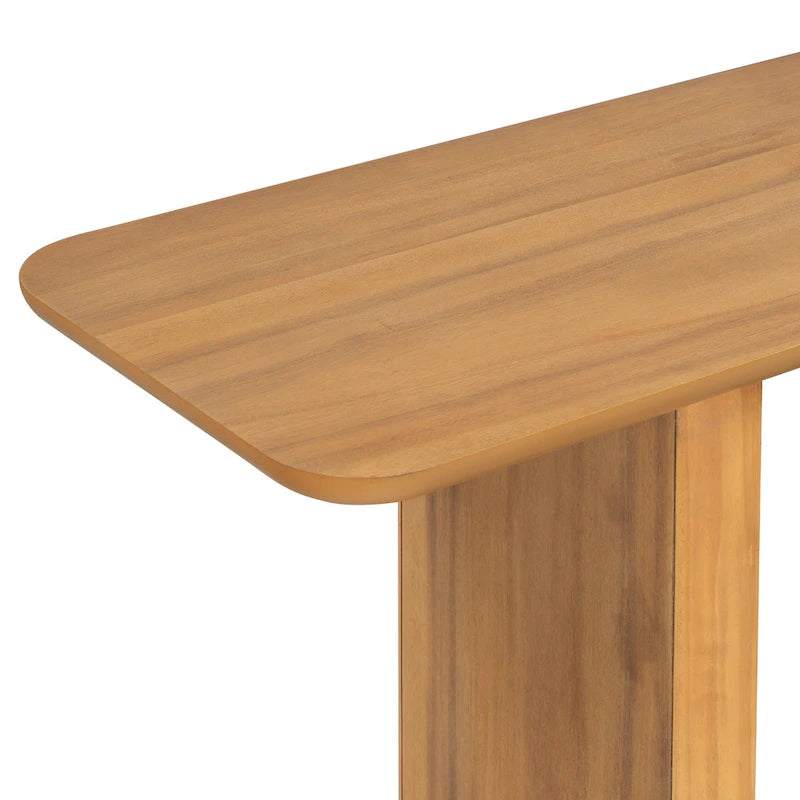 Console au design arrondi