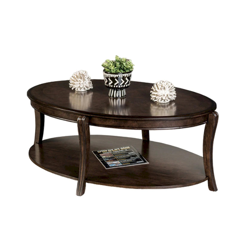 Table basse avec étagères ouvertes