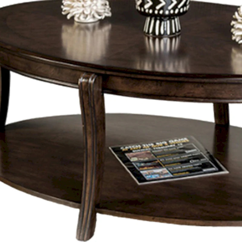 Table basse avec étagères ouvertes