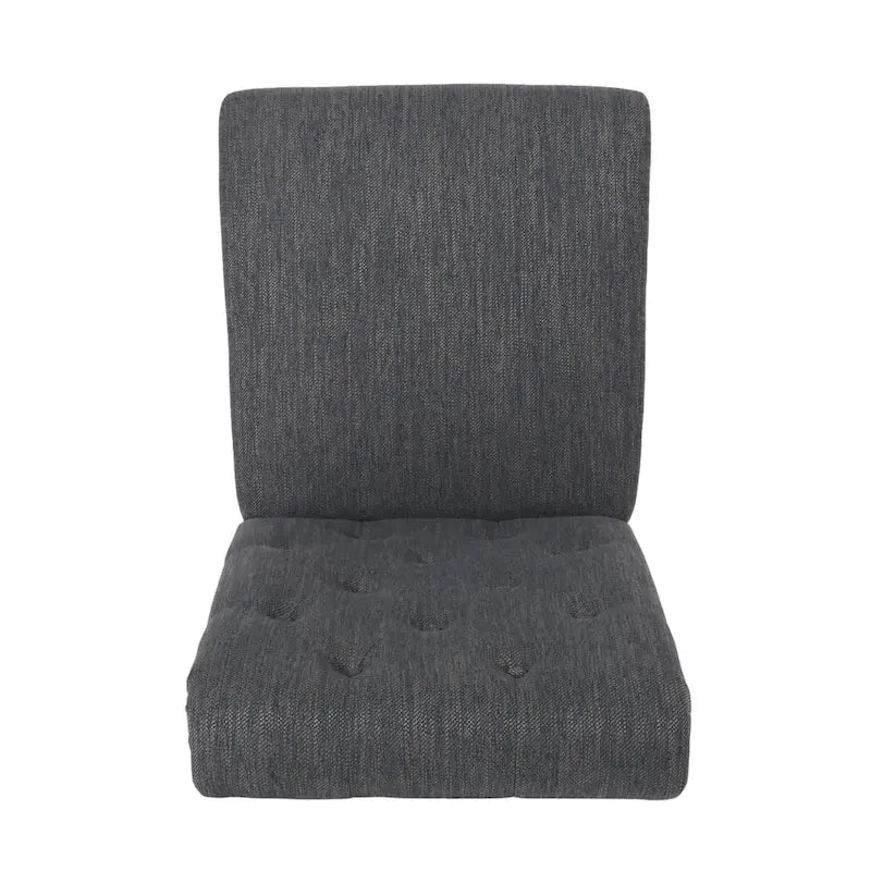 Chaises de salle à manger capitonnées (deux chaises par lot).