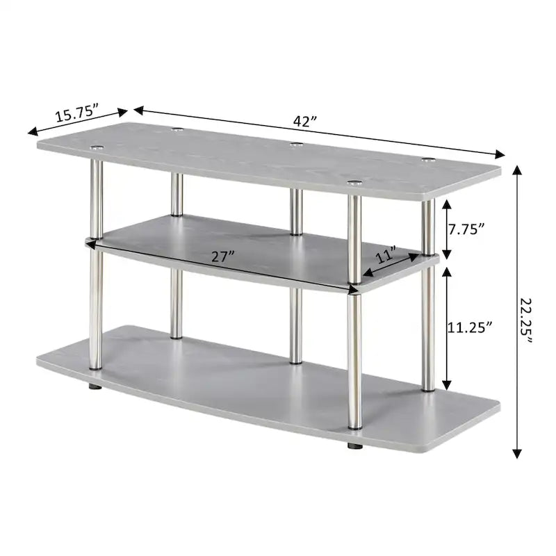 Support TV large à trois couches sans outil
