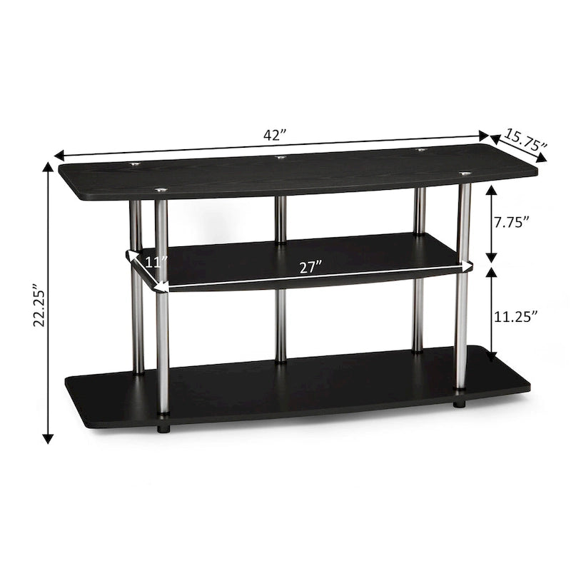 Support TV large à trois couches sans outil