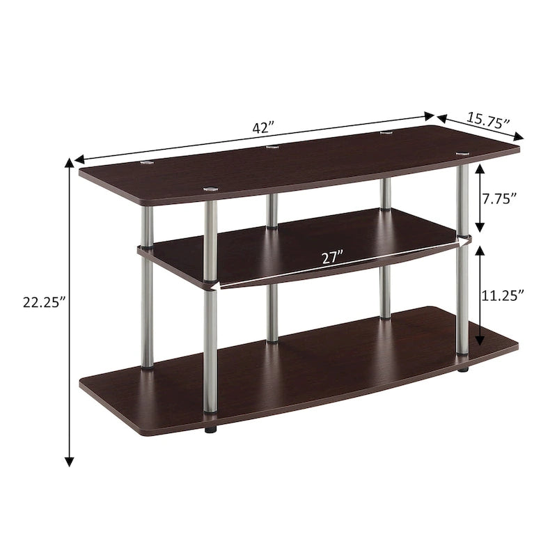 Support TV large à trois couches sans outil