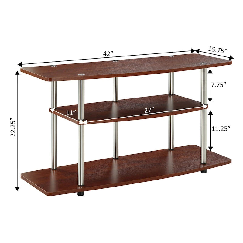 Support TV large à trois couches sans outil