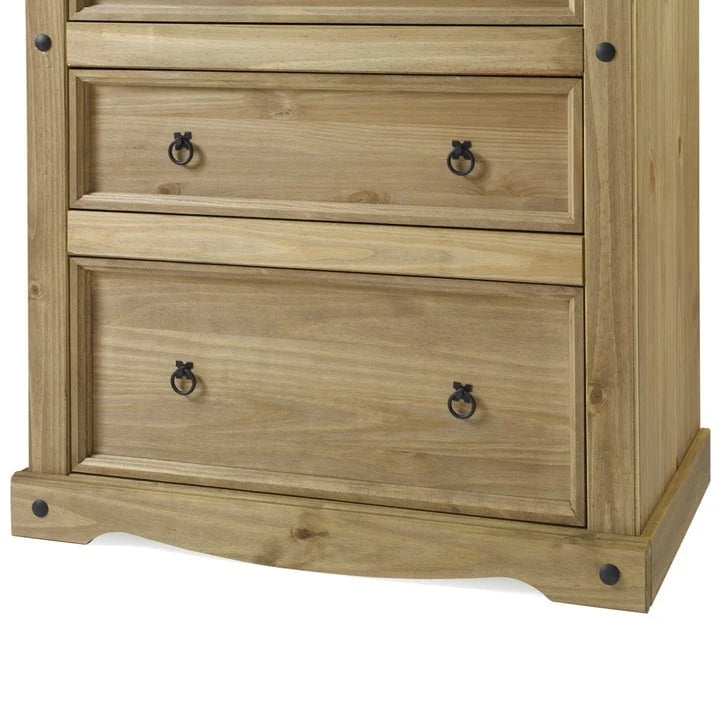 Coiffeuse en bois à quatre tiroirs