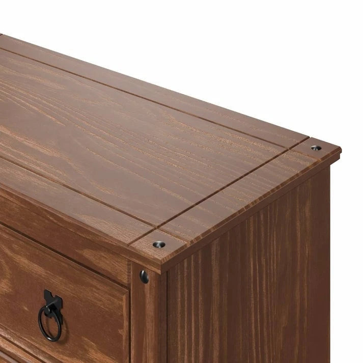 Coiffeuse en bois à quatre tiroirs
