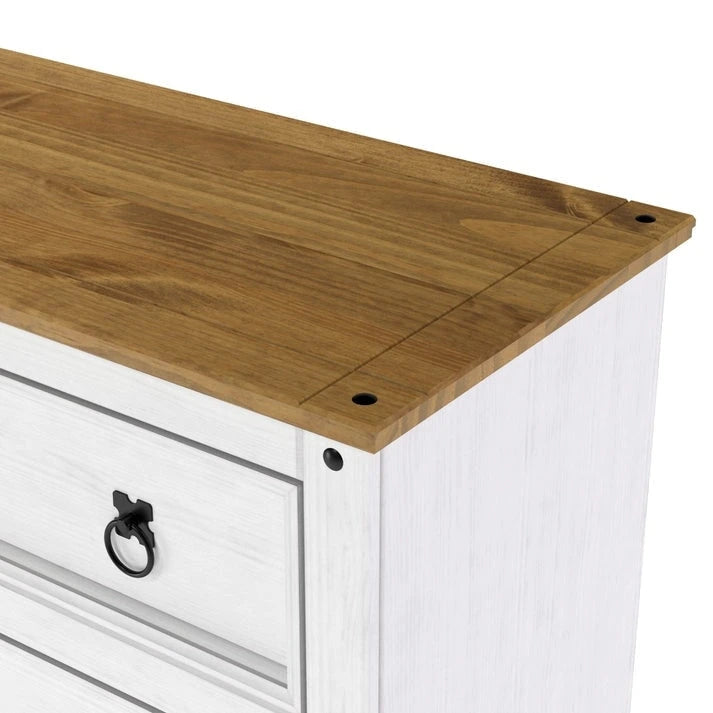 Coiffeuse en bois à quatre tiroirs