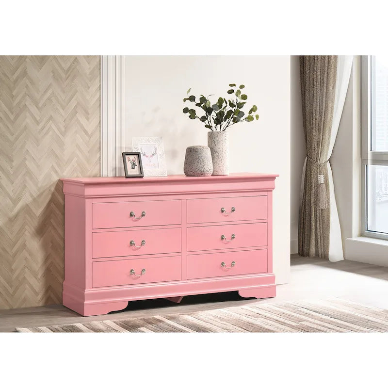 Commode de chambre à six tiroirs