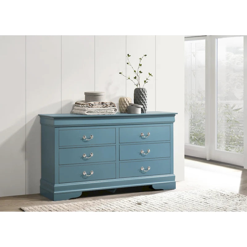 Commode de chambre à six tiroirs