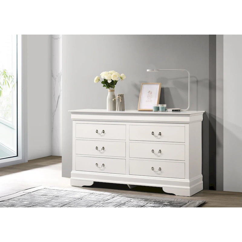 Commode de chambre à six tiroirs