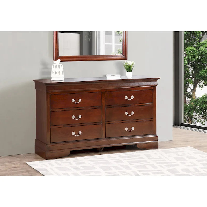 Commode de chambre à six tiroirs