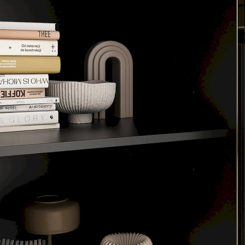 Buffet avec portes escamotables