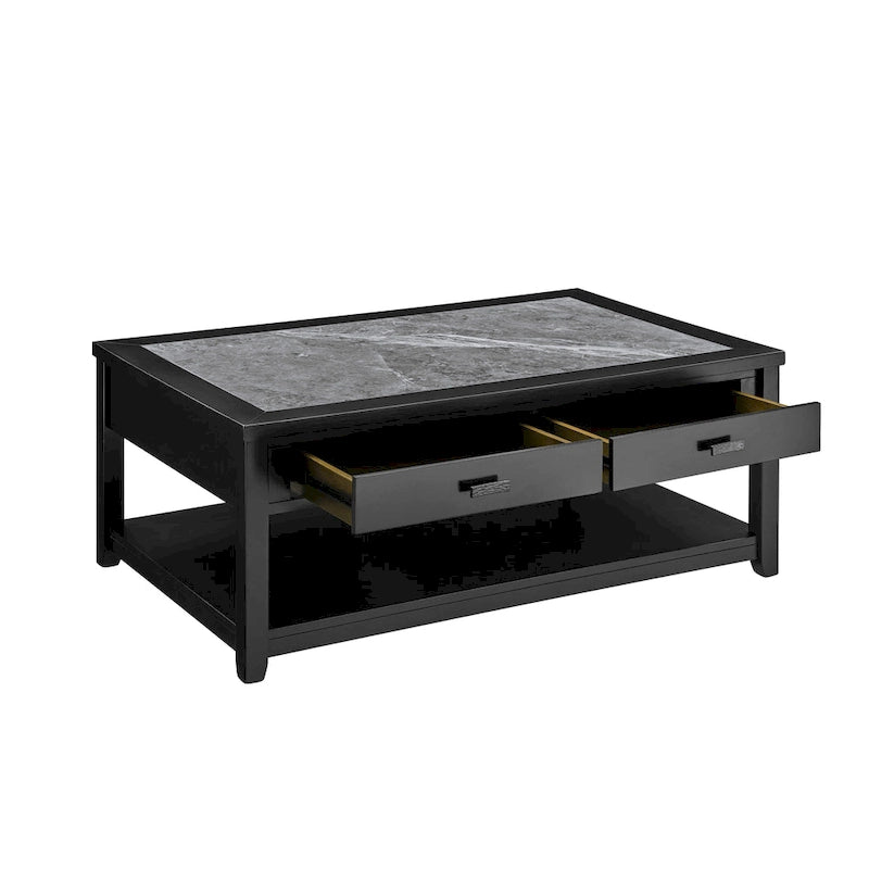 Table basse (à roulettes)