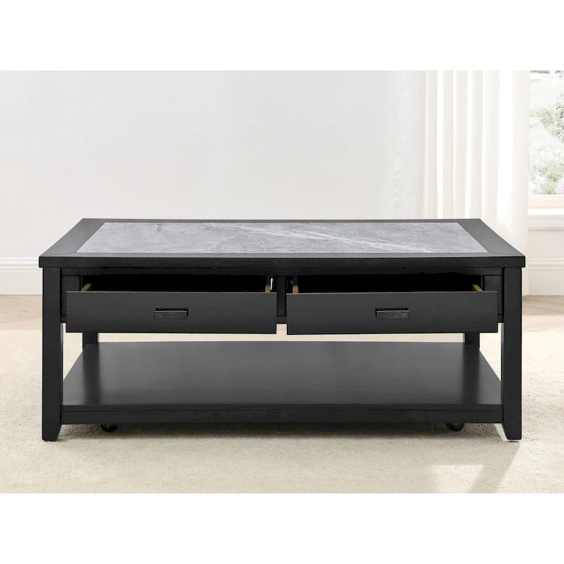 Table basse (à roulettes)