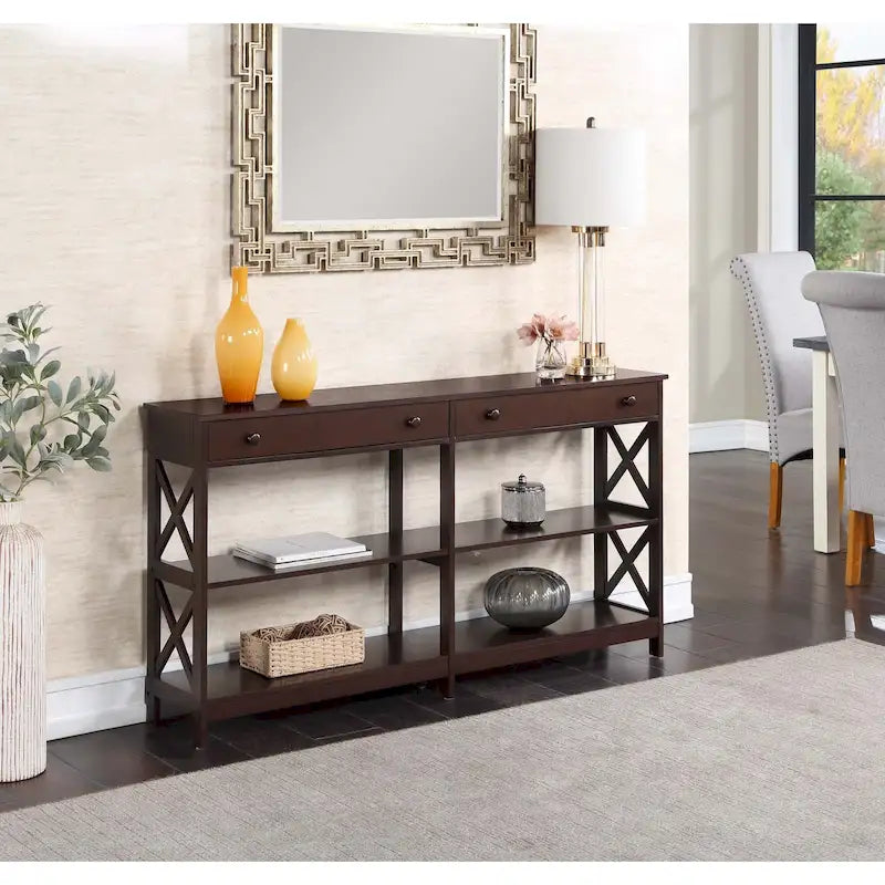 Console double tiroir