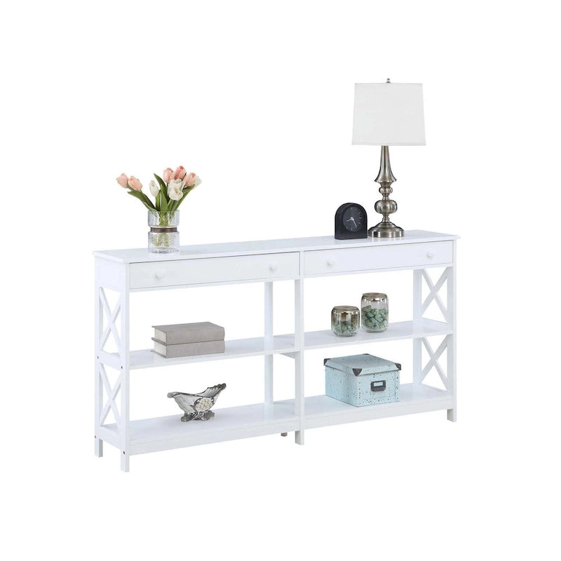 Console double tiroir