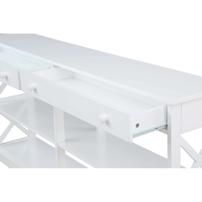 Console double tiroir