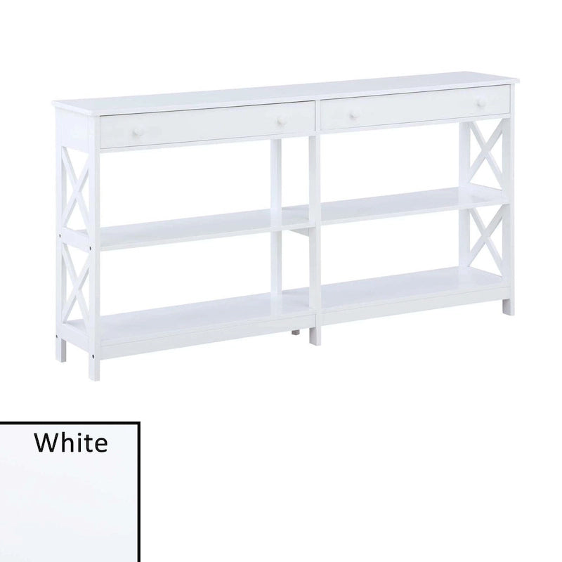 Console double tiroir