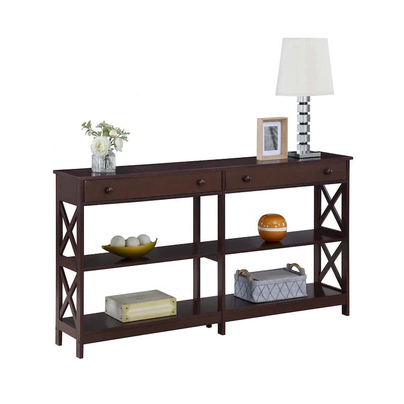 Console double tiroir