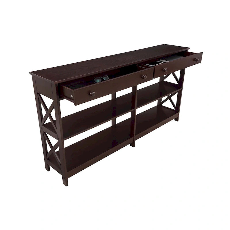 Console double tiroir