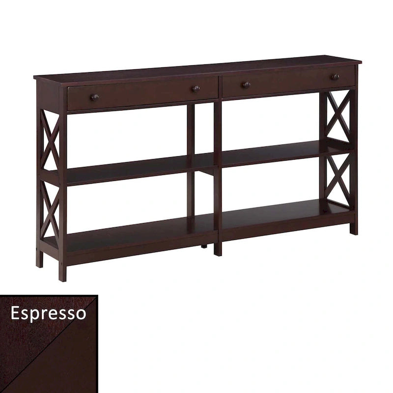 Console double tiroir