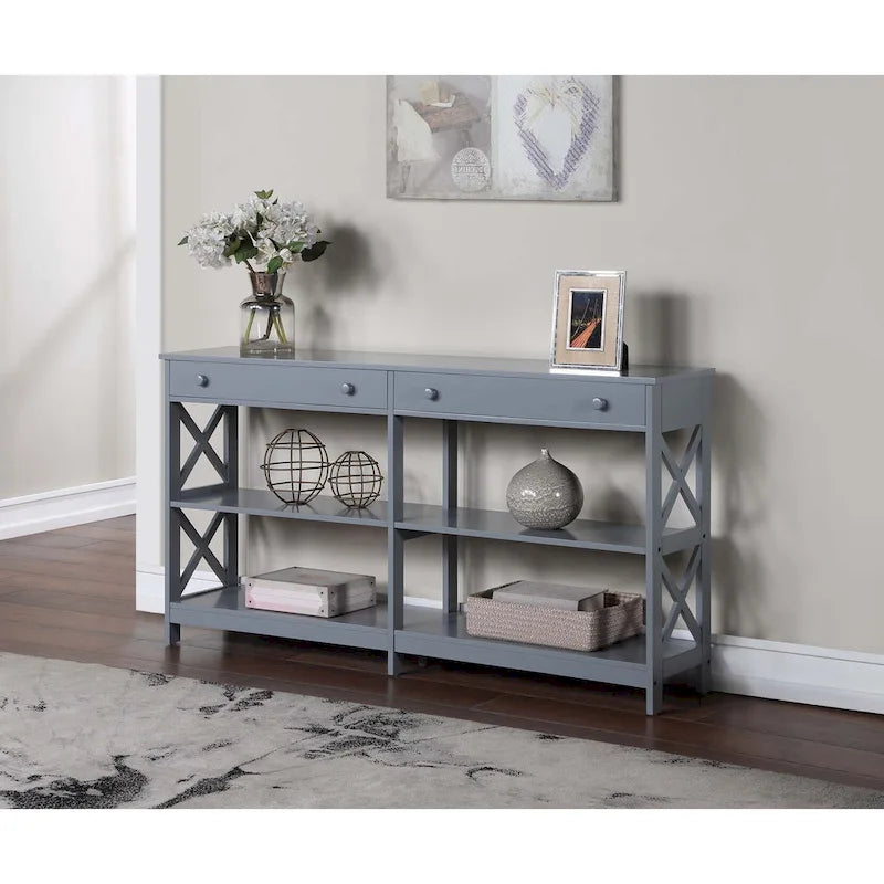 Console double tiroir