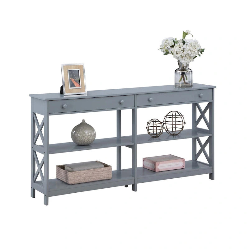 Console double tiroir