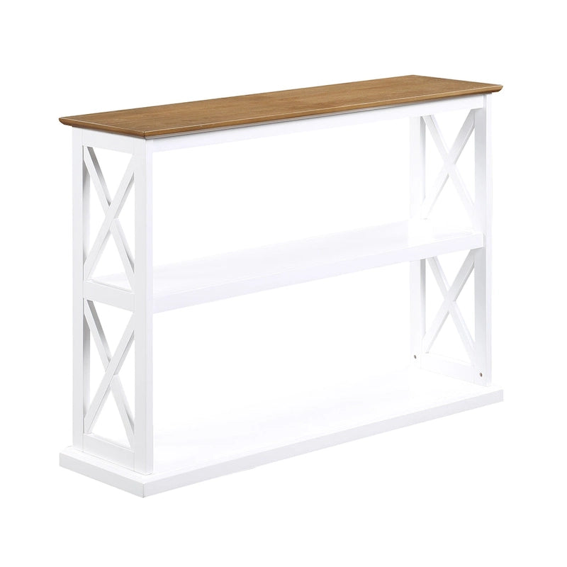 Table de contrôle avec étagères