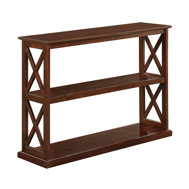 Table de contrôle avec étagères