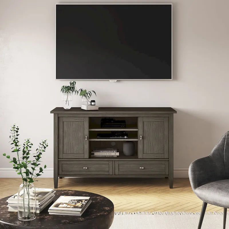 Meuble TV, convient aux téléviseurs jusqu'à 50 pouces