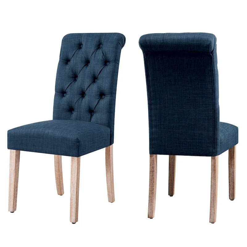 Chaises capitonnées (lot de deux)