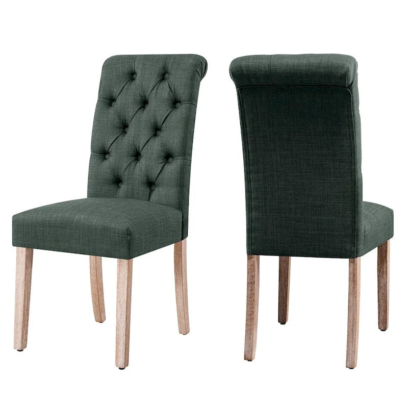 Chaises capitonnées (lot de deux)