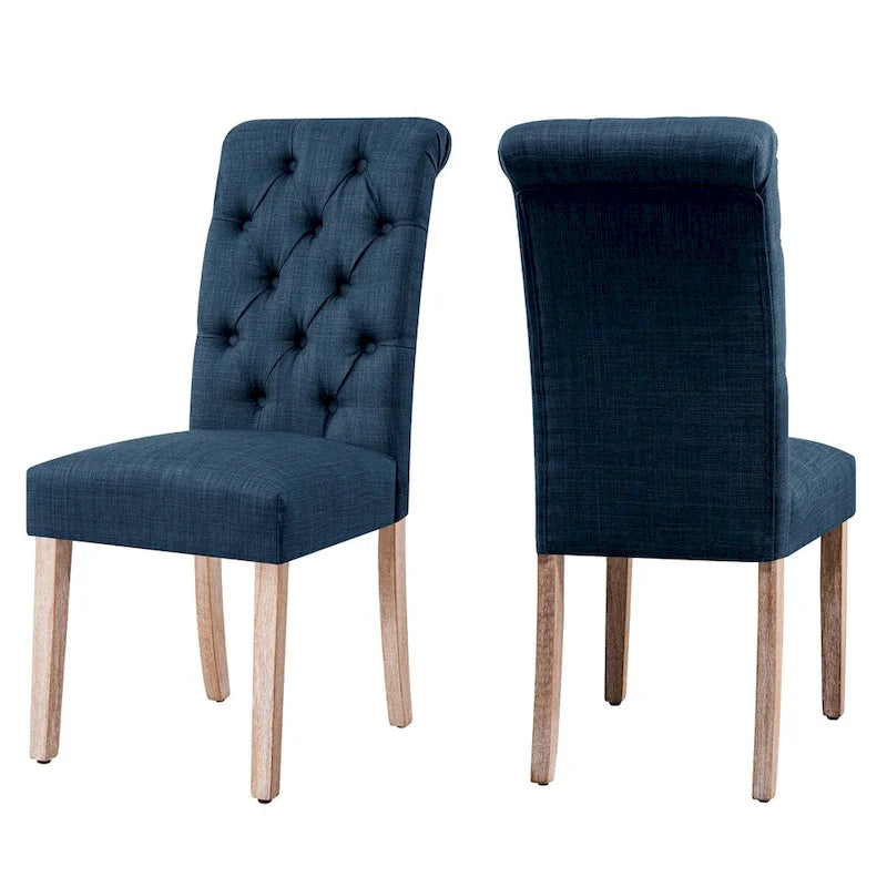 Chaises capitonnées (lot de deux)