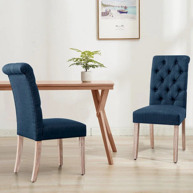 Chaises capitonnées (lot de deux)