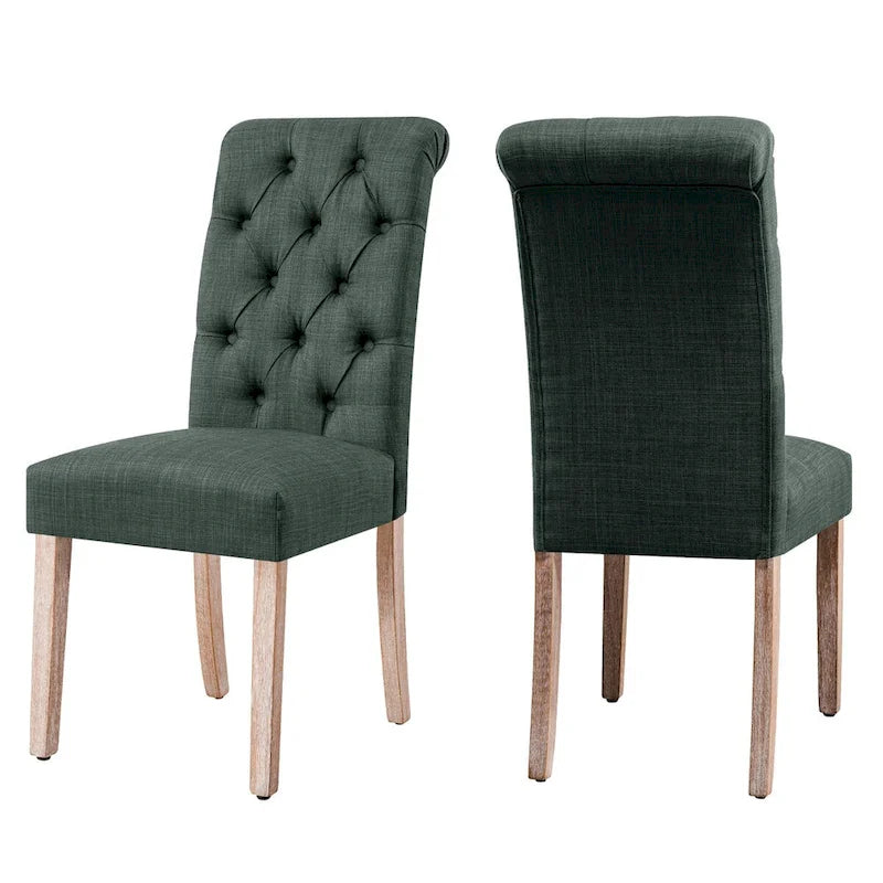 Chaises capitonnées (lot de deux)