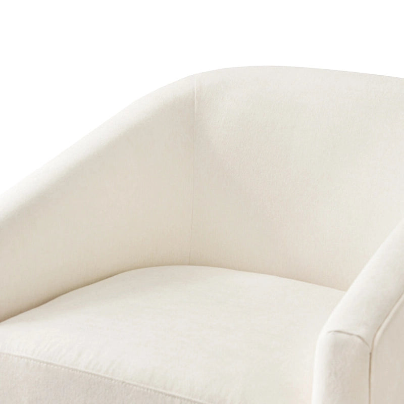 Chaise pivotante de baignoire en bois avec coussin moelleux