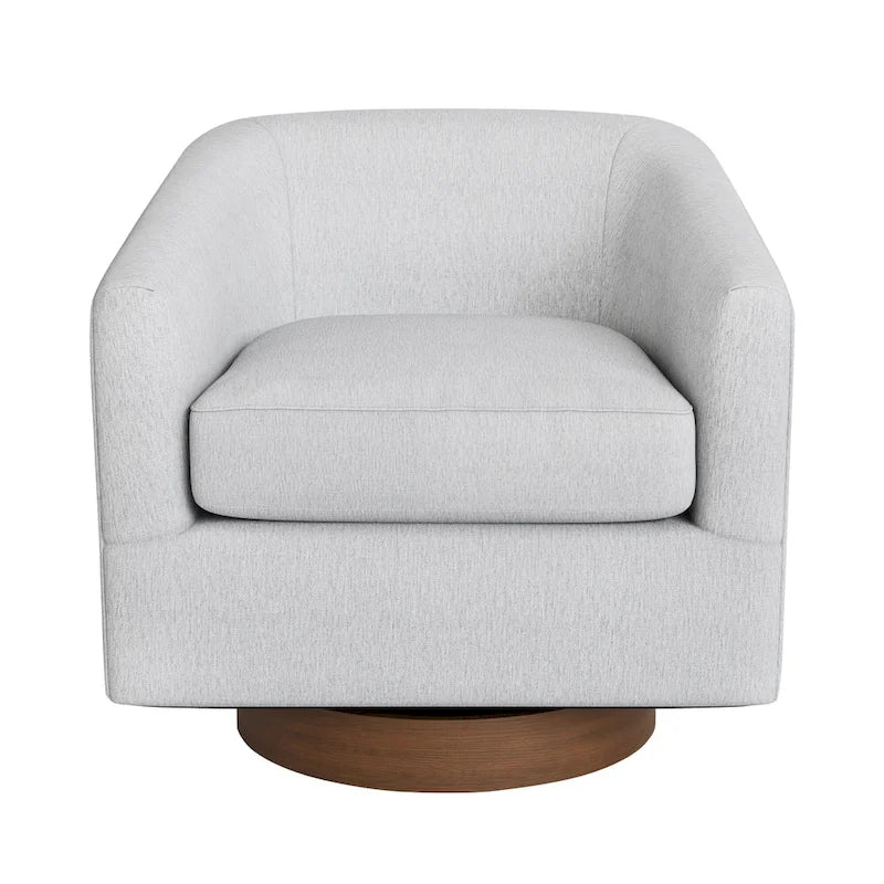Chaise pivotante de baignoire en bois avec coussin moelleux