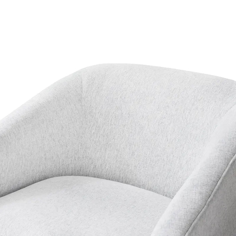 Chaise pivotante de baignoire en bois avec coussin moelleux