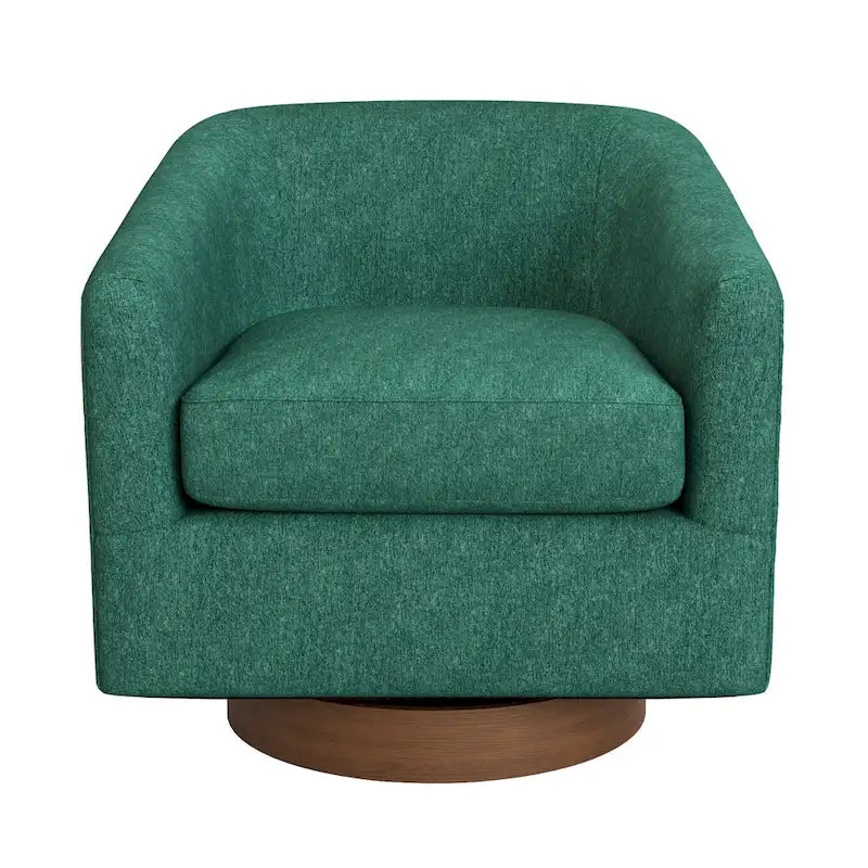 Chaise pivotante de baignoire en bois avec coussin moelleux