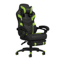 Chaise de jeu - Chaise de jeu avec repose-pieds, bureau et chaise d'ordinateur ergonomiques