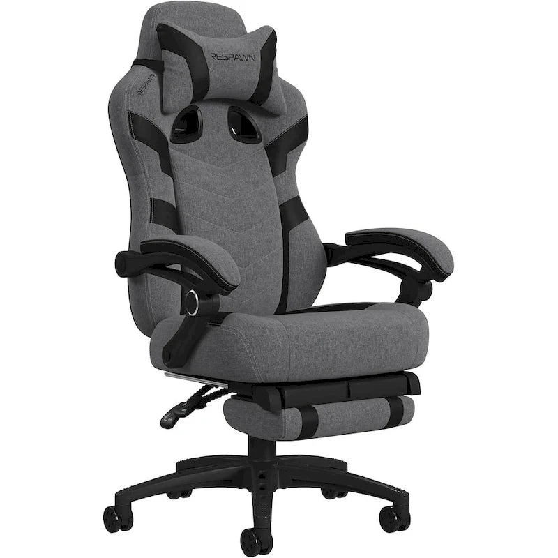 Chaise de jeu - Chaise de jeu avec repose-pieds, bureau et chaise d'ordinateur ergonomiques