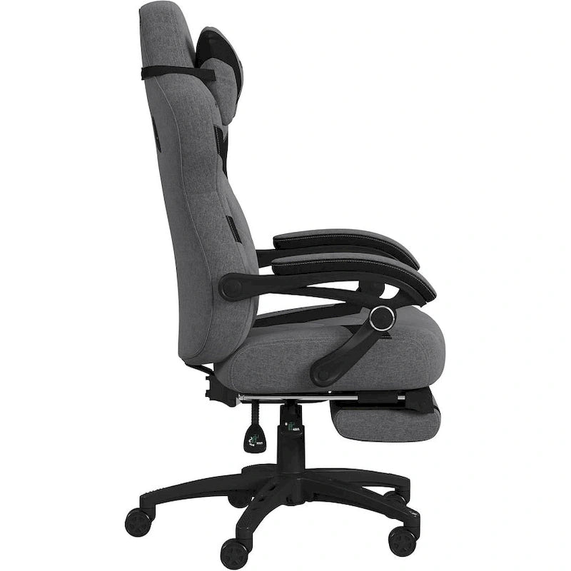 Chaise de jeu - Chaise de jeu avec repose-pieds, bureau et chaise d'ordinateur ergonomiques