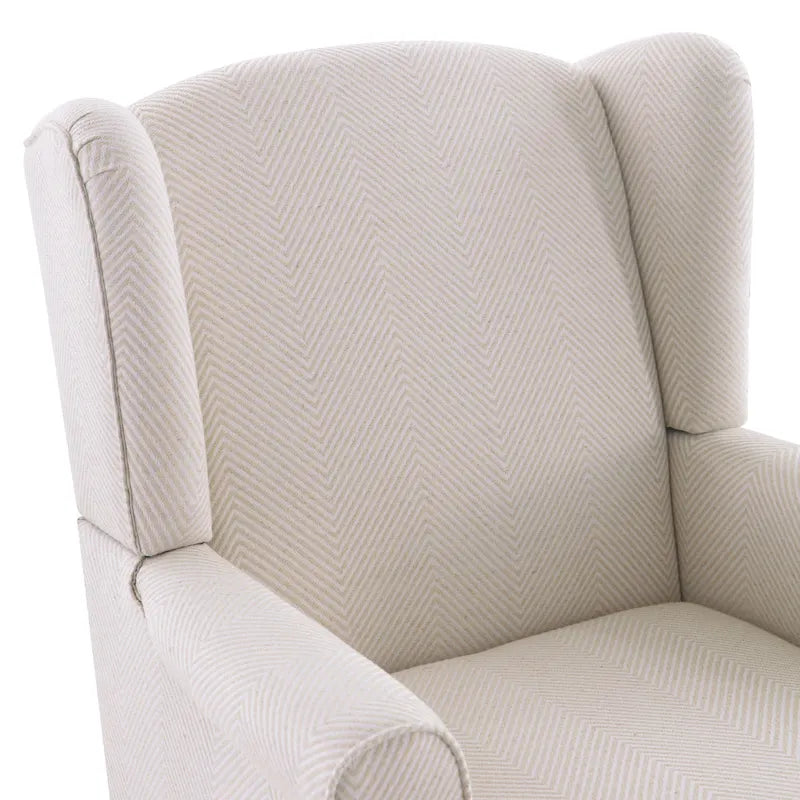 Deux fauteuils décoratifs à pieds inclinés