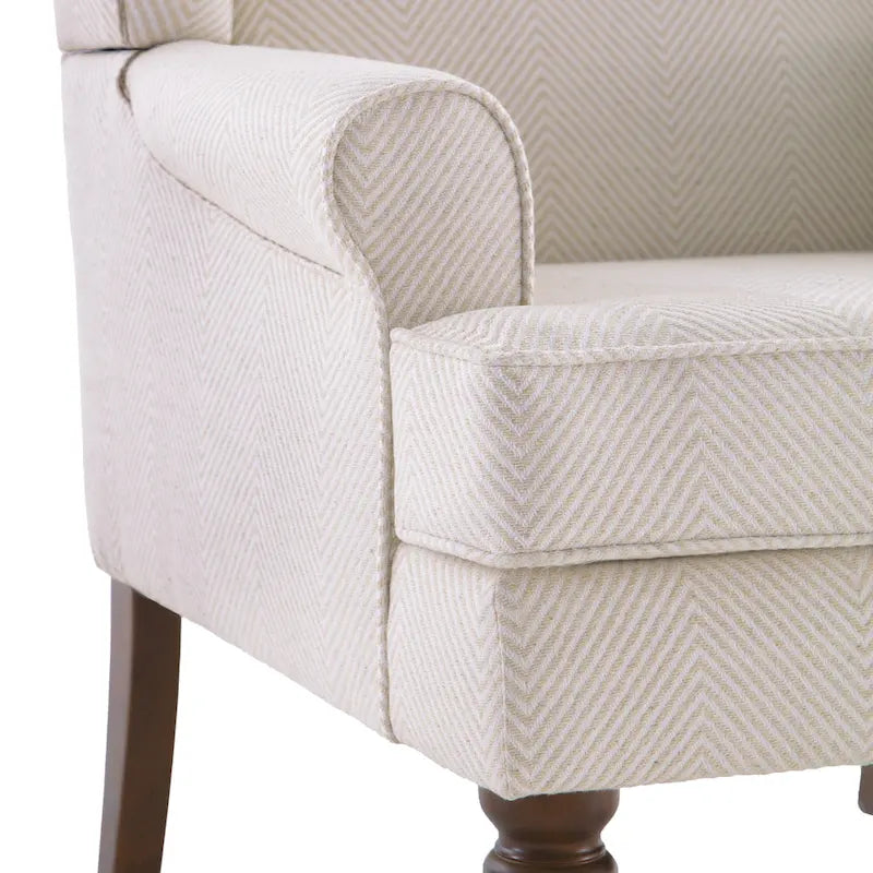 Deux fauteuils décoratifs à pieds inclinés