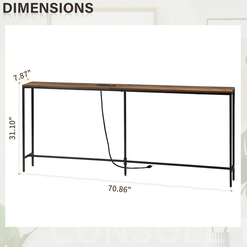 Console étroite/Dessus de canapé